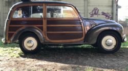Fiat 550 c Topolino giardiniera legno 1951 targa oro 2 proprietari 
